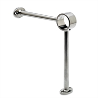 Fodhviler beslag, Ø 38,1 mm (1,5 tommer) Rustfrit stål model 104