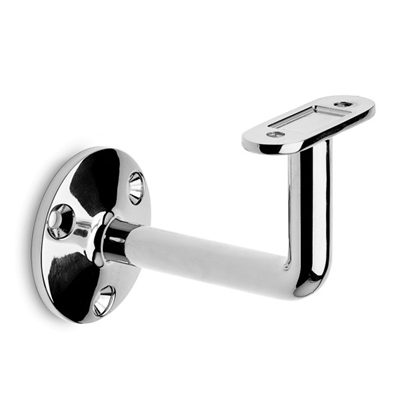Håndliste beslag med adapterplade til Ø 38,1 - 50,8 mm rør Chrome design model : 119