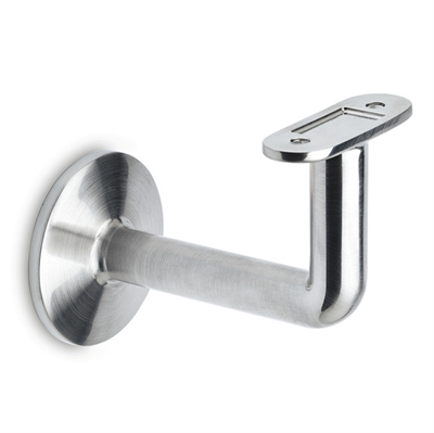 Håndliste beslag med adapterplade til Ø 38,1 - 50,8 mm rør, Rustfrit stål model : 120     