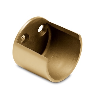 Åben flange, Ø 25,4 mm (1 tommer) Mat messing look model : 508