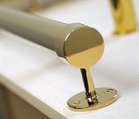 Gelænder beslag, Ø 25,4 mm (1 tomme) Messing design model : 603