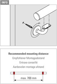 HÅNDLISTEHOLDER TIL TRÆRUNDSTOK, MODEL 112