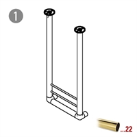 Center indlæg til flaske glasholder 430, Ø 38,1 (1,5