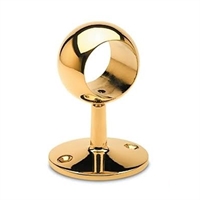 Gelænder beslag, Ø 25,4 mm Messing design