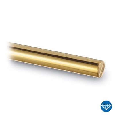 Rundstål masiv Ø 10 mm, L 2500 mm