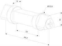 Locinox trekant-spindel T11