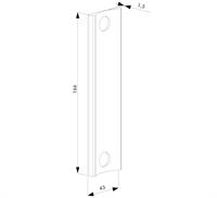 Locinox Adaptor plade til SA modpart