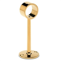 Gelænder beslag lang - Ø25 mm, Messing design