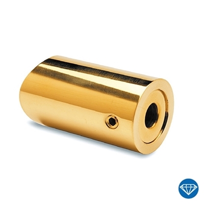 Adapter, flad, Ø 38,1 mm (1,5 tommer) Messing look model : 625