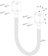 Locinox kabelbekytter DVK-HD