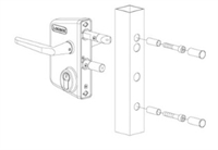 Locinox låsekasse - standard montering