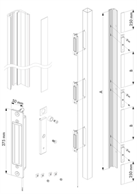 Locinox N-LINE-B-MAG-KIT draw