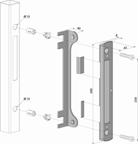 Stregtegning af SFKL modpart til Locionox