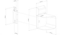 Sikkerhedsskærm til låsekasser - LF - Z uden ubehandlet aluminiumskærmplade