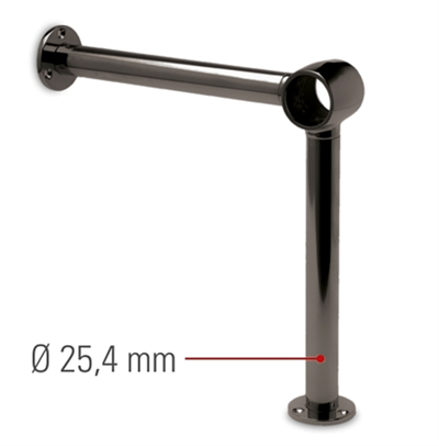 Antracit fodhviler Ø25,4 mm