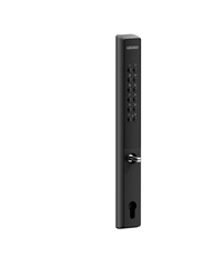 VERA locinox batteridrevet kodelås i sort med tastatur på 1 side