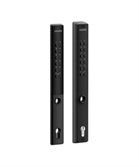 kodelås fra locinox VERA, til indsatslåse med tastatur i begge sider i sort