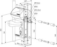 Valentino - batteridrevet kodelås drawing