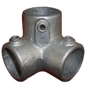 Jakke profil værksted Rør samle fittings: Hjørne top 34 mm 128A 1 - Gelænder fitting, Clamps -  128A_A18