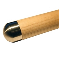 Ask træhåndliste Ø45mm med buet endebeslag