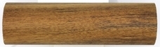 Håndliste i 45mm TEAK - Gelænder Træ Rundstok... Gå til  Rundstok Uden rustfri endekappe,