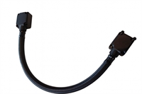 Forstærket kabelbeskytter 450mm SORT