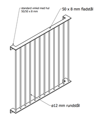 Fransk altanværn steelsupply