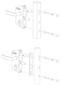 Locinox låsekasse til pool låger RAL 9005, sort