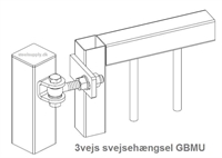 SVEJSEHÆNGSLER 3-Vejs justerbare, Locinox