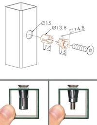 Locinox QUICK-FIX, Anvendelse + Tegning